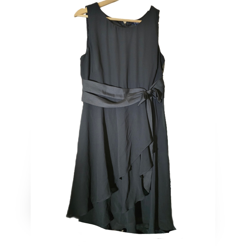 NWOT Women's Black Cocktail Dress By "CHAPS" Size 12